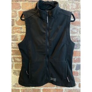 Powder River Outfitters Black Poly/Spandex Full Zip Outdoors Vest Womens’ Size L